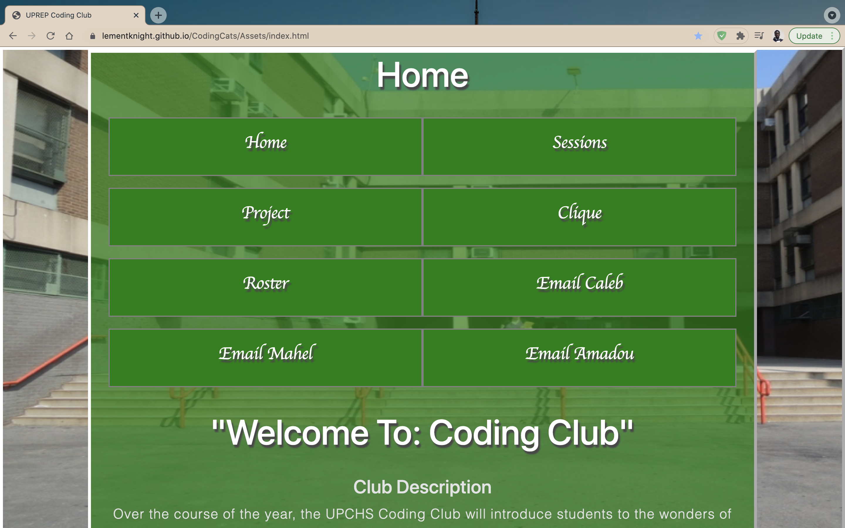 UP Coding Club home page